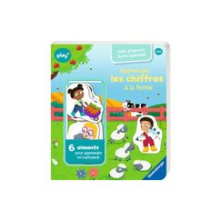 Play+ Mon premier livre aimanté: chiffres 18-36 Monate