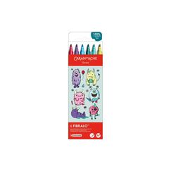 Caran d-Ache Caran d'Ache Kawaii Fibralo Monsters Kartonschachtel mit 6 Farben