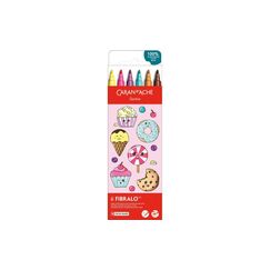 Caran d-Ache Caran d'Ache Kawaii Fibralo Candy Kartonschachtel mit 6 Farben