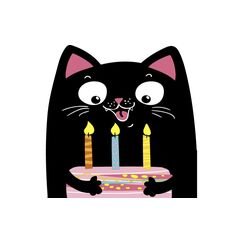 Paper + Design Servietten Party Cat 33x33 cm, 12 Stück, 3-lagig, FSC