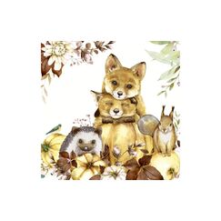 Paper + Design Servietten Tiere 33x33cm, 20 Stück. 3-lagig