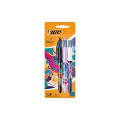 BIC 4 Colours Hydro Blister mit 3 Stück