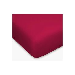 H.F.FixleintuchJersey,Bordeaux 180-200x200 cm, 100% Baumwolle