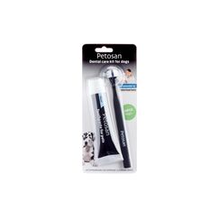 Petosan Zahnreinigung Dental Kit Zahnpasta & Bürste, L