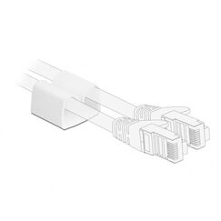 DeLOCK Kabelhalter Clip 2 Stück weiß