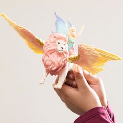 schleich BAYALA Elfe auf geflügeltem Löwe