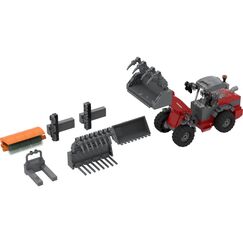 BRIXIES Plus Weidemann 3060 Greifschaufel ca. 465 bricks