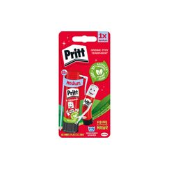 Pritt Klebestift 22g im Blister klebt Papier, Karton, Stoff, Filz, Fotos