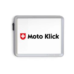 MOTO KLICK Nummernrahmen hinten Chrom matt