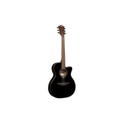 Lâg LAG Guitars Tramontane T118ASCE-BLK Auditorium Slimbody Cutaway Electro Schwarz