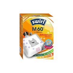 Swirl Staubfilterbeutel MicroPor M60 4 Stk, für Modelle von Miele