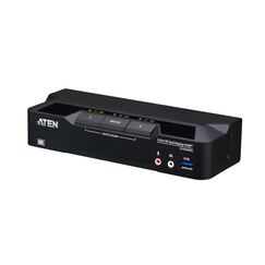 ATEN 2-Port USB 3.0 8K DisplayPort Dual-Bildschirm-KVMP™-Switch (Kabel im Lieferumfang enthalten)