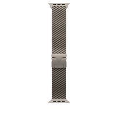 Apple 49 mm Milanaise Armband Titan Natur – S