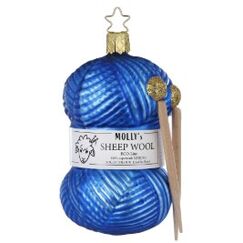 Inge‘s Christmas Decor 10199U022 Christbaumschmuck Spezifisches Weihnachtsornament Glas Blau