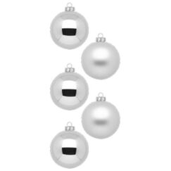 Inge‘s Christmas Decor 12000A460 Christbaumschmuck Kugel-Weihnachtsschmuck Silber 60 Stück(e)
