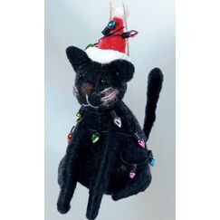 Inge‘s Christmas Decor 700001934 Christbaumschmuck Spezifisches Weihnachtsornament Textil, Filz Schwarz