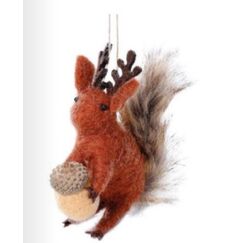 Inge‘s Christmas Decor 700001937 Christbaumschmuck Spezifisches Weihnachtsornament Textil Orange 1 Stück(e)