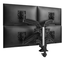 Chief KX Low-Profile Quad Monitor Arms 81,3 cm (32") Tisch/Bank Schwarz