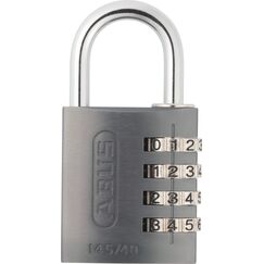 ABUS 145/40 titanium mit EAN Alu.Zahlen-Kombinationsschloss