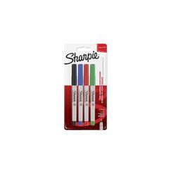 Sharpie Ultrafein Permanentmarker Standard Stärke: UF, Rundspitze, 4er Blister