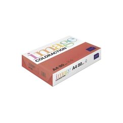 Kopierpapier Image Coloraction intensivrot A4, 500 Blatt, holzfrei ECF, 80 gm2