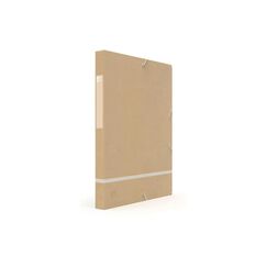 Elba Oxford Sammelbox Touareg beige A4, Rückenbreite 25mm, mit Gummiband