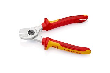 Knipex 95 16 165 T Kabel-Crimper Crimpwerkzeug Schwarz, Gelb