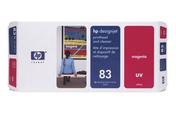 HP 83 Magenta DesignJet UV-Druckkopf und Druckkopfreiniger