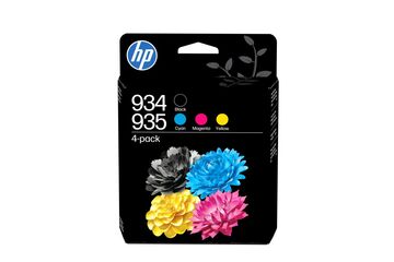 HP 934 Schwarz/935 Cyan/Magenta/Gelb Original Tintenpatronen (4er-Packung)
