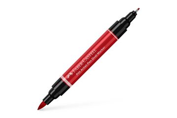 Faber-Castell Pitt Artist Pen Dual Marker Fineliner Fein / Mittel Rot