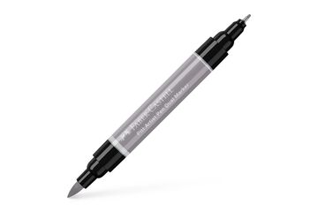 Faber-Castell Pitt Artist Pen Dual Marker Fineliner Fein / Mittel Hellgrau