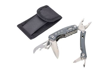 TROIKA TOL46/GY Multi-Tool-Zange Taschengröße 15 Werkzeug Grau