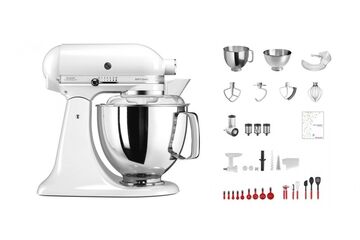KitchenAid Artisan KSM200 Swiss Edition Küchenmaschine 325 W 4,8 l Weiß