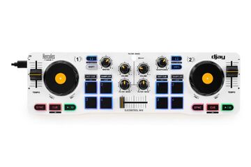 Hercules 4780921 DJ-Controller 2 Kanäle Schwarz, Weiß, Gelb