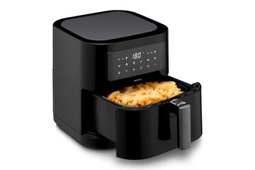 MEDION LIFE E40 XL Heißluftfritteuse MD 11740, ölfreies Frittieren, 9 Automatikprogramme, 5,2 L Korbvolumen