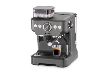 Trisa Barista Plus Espressomaschine 2,7 l, Farbe: Anthrazit, Silber, Länge: 1,2 m