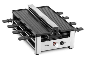 Trisa Pure Melt Raclette Grill 8 Person(en) 1500 W Schwarz, Silber