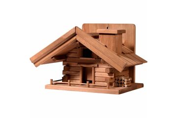 Dobar Vogelfutterhaus im Almhütten-Design