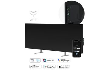 AENO Infrarot Heizkörper Premium Eco Smart LED GH4S 700W BK retail Drinnen Schwarz Infrarot-Heizlüfter