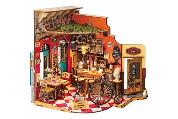 ROBOTIME DG173 DIY-Miniatur-Haus/Bücherecke DIY-Miniaturhaus