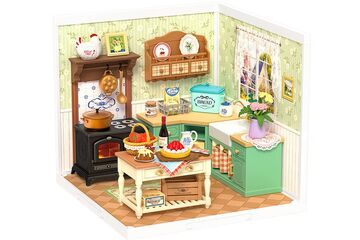 ROBOTIME Farmhouse Kitchen DIY-Miniaturhaus