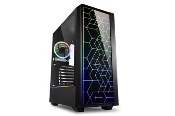 Sharkoon RGB LIT 100 Midi Tower Schwarz