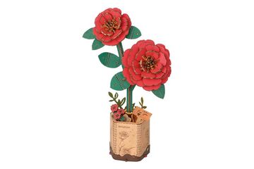 ROBOTIME Red Camellia 3D-Puzzle 113 Stück(e) Flora