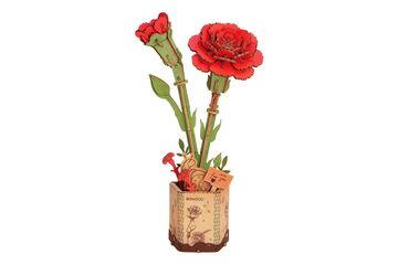 ROBOTIME Red Carnation 3D-Puzzle 124 Stück(e) Flora