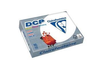 Clairefontaine DCP Druckerpapier A4 (210x297 mm) Satin 500 Blätter Weiß