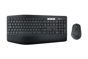 Logitech MK850 Performance Tastatur Maus enthalten Universal RF Wireless + Bluetooth QWERTZ Schweiz Schwarz