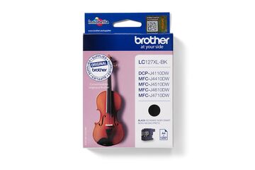 Brother LC127XLBK Druckerpatrone 1 Stück(e) Original Extrahohe (Super-) Ausbeute Schwarz