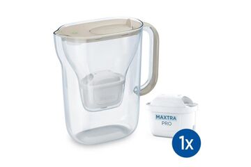 Brita Style Essential Pitcher-Wasserfilter 2,4 l Sand, Transparent