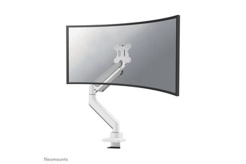 Neomounts DS70PLUS-450WH1 Monitorarm 17-49" - Gasfeder - Topfix - 180°-Stopp, Farbe: Weiß