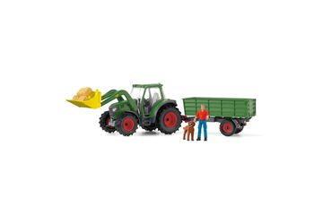 schleich FARM WORLD Traktor mit Anhänger